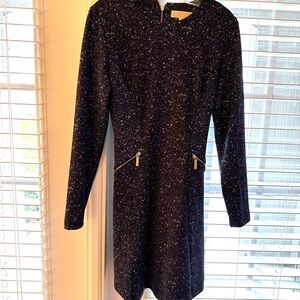 MICHAEL Michael Kors Black Midi Dress